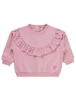 Civil Baby Fiyonk Nakışlı Fırfırlı 6-18 Ay Sweatshirt - Pembe
