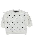 Civil Baby Puantiye Empirme 6-18 Ay Sweatshirt - Ekru