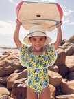 Civil Girls Gipeli Çiçekli 2-12 Yaş Mayo Set - Sarı