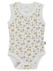 Civil Baby Palmiye Empirme 0-24 Ay Çıtçıtlı Badi - Ekru