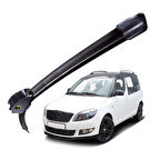 Mega Oto Market RBW Otomobil Sileceği Muz Silecek Takımı 53/53 cm 21/21 inch Skoda Fabia Roomster ile uyumlu