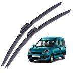 Mega Oto Market Wutse Otomobil Sileceği Muz Silecek Takımı 18/24 inch Renault Kangoo 2 ile uyumlu