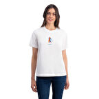 Hugging Regular Ekru T-Shirt