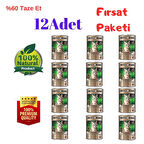 Petcobar Yetişkin Kedi için Sığır Etli Yaş Mama 12 x 400 Gr