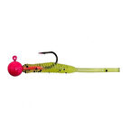 Kendo Hook Worm CY091 Jighead+Lrf Silikonu 1.5gr+4.5cm Head Pink/Fluorescent Yellow