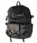 Vital Sırt Çantası Siyah Okul Çantası