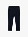 Slim Fit Cepli Viskon Karışımlı Kumaş Pantolon