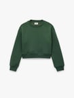 Uzun Kollu Bisiklet Yaka Basic Sweatshirt