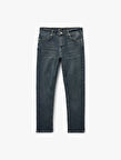 Normal Bel Pamuklu Slim Fit Jean Pantolon - Brad Jean