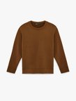 Uzun Kollu Pamuklu Basic Bisiklet Yaka Sweatshirt