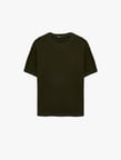 Kısa Kollu Bisiklet Yaka Basic Oversize Tişört