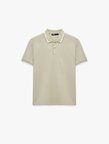 Kısa Kollu Pamuklu Pike Kumaş Düğmeli Polo Yaka Slim Fit Tişört