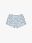 Pamuklu Beli Lastikli Rahat Kesim Çizgili Şort Pijama