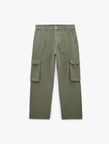 Pamuklu Cepli Straight Fit Kargo Jean Pantolon