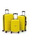 Artemis Üçlü Polipropilen(PP)&Kırılmaz 3'lü Valiz&Bavul Seti