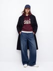 Regular Fit Kaşe Siyah Mont