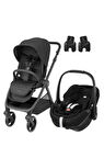 Maxi-Cosi Oxford-Pebble 360 Pro Çift Yönlü Seyahat Sistem Bebek Arabası Twillic Black