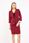 Yarım Kol Ceket Etek Takım Elbise