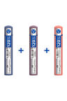 Grip, 0,7mm 120'li Min,3'lü Set, 2B Mekanik Kalem Ucu, Soft‑Touch, Kolay Taşınabilir