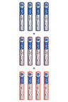 Grip, 0,7 mm, 120'li Min, 12'li Set, 2B Mekanik Kalem Ucu, 3 Renk, Soft‑Touch, Kolay Taşınabilir