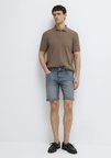 Brian Street Puslu Indigo Mavisi Jean Şort 04184A3261