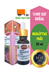 %100 SAF OKALİPTUS UÇUCU YAĞI 20ML - NEFES AÇICI & DEZENFEKTAN (EUCALYPTUS OIL) 20ML