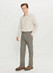 Altınyıldız Classics Lastikli Bel Duble Paça Slim Fit Vizon Erkek Pantolon ACE001261366_VIZ