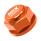 Arka Mil Somunu Şaft Kilidi M22 - Kapalı Versiyon-Turuncu (Ktm Husqvarna Gasgas 24-25 TBI uyumlu)