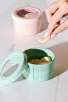Pastel Hava Sızdırmaz Yuvarlak Silikon Saklama Kabı 150 ml | Yeşil