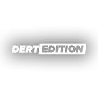 Dert Edition Oto Cam Sticker 17x17 Cm Beyaz