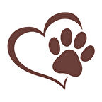 Kalpli Pati Sticker  17x17 Cm Kahverengi