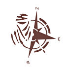 Dakar Pusula Sticker 17x17 Cm Kahverengi