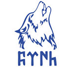 Bozkurt ve Türk Sticker 17x17 Cm Mavi