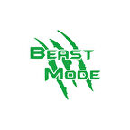 Beast Mode Sticker 17x17 Cm Yeşil