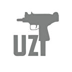 Uzi Araba Stickeri 17x17 Cm Gri