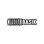 Basık Araba Sticker 17x17 Cm Siyah