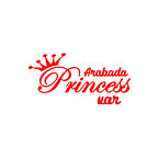 Arabada Princess Var Araba Sticker 17x17 Cm Kırmızı