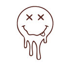 Eriyen Surat Araba Stickeri 17x17 Cm Kahverengi