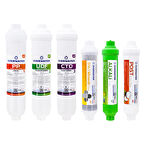 OverWater Kapalı Kasa Su Arıtma Cihazı 6 lı Inline Filtresi Seti Aşamalı ( Membransız Set ) FIN60MA