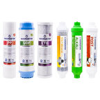 OverWater Açık Kasa Su Arıtma Cihazı 6 lı Filtresi Seti Aşamalı ( Membransız Set ) FKN60MA