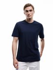 Pamuklu Kısa Kollu Regular Fit Bisiklet Yaka Basic Tişört