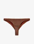 Dokulu Parlak Brazilian Bikini Altı