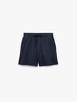 Slim Fit Beli Bağcıklı Cepli Simli Mini Şort