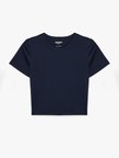 Slim Fit Kısa Kollu Pamuklu Bisiklet Yaka Spor Tişört