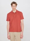 Wrangler Kiremit Erkek Regular Fit Logo Baskılı Polo T-Shirt W2610158222 Kiremit Polo T-Shirt