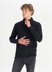 Wrangler Dik Yaka Siyah Erkek Sweatshırt TW2520533001 Siyah Sweatshirt