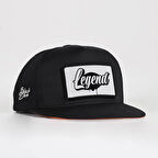 Legend Logolu Siyah Hip Hop Şapka
