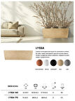 BOSTANN DEKORATİF SAKSI - LYSSA 160 - 18L - BEJ