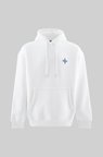 Erkek Ornamental Nakışlı Şardonlu Kapüşonlu Sweatshirt Ekru
