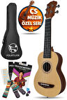 Fourtune Sydra UKS-21NT Soprano Ukulele Maun Hakiki Ağaç (ÖZEL SERİ)